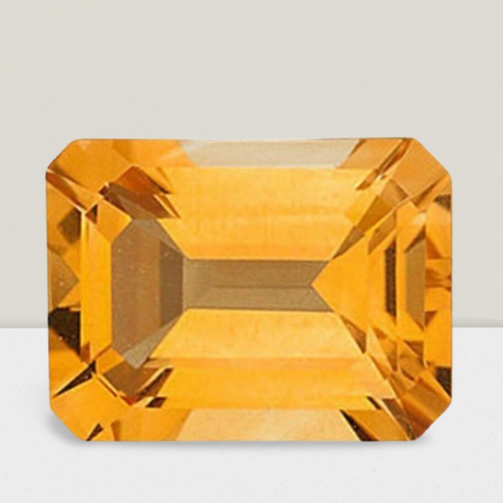 Citrine Octagon Cut Gemstone 1.15 Cts – 7×5 mm AAA+ Loose Gem