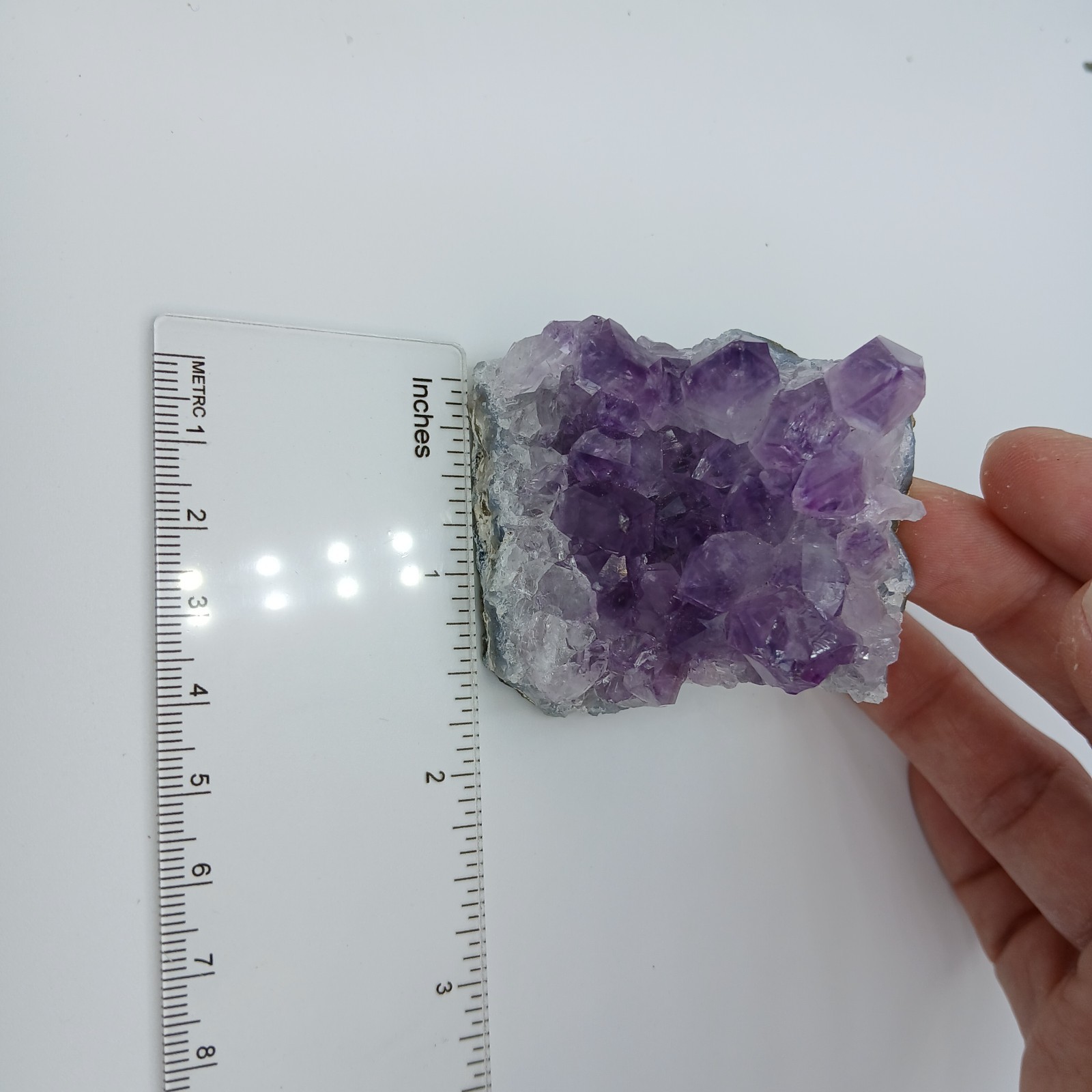 Amethyst Quartz Cluster Crystal Raw Gemstone Specimen Mineral Home Decor 80-100g