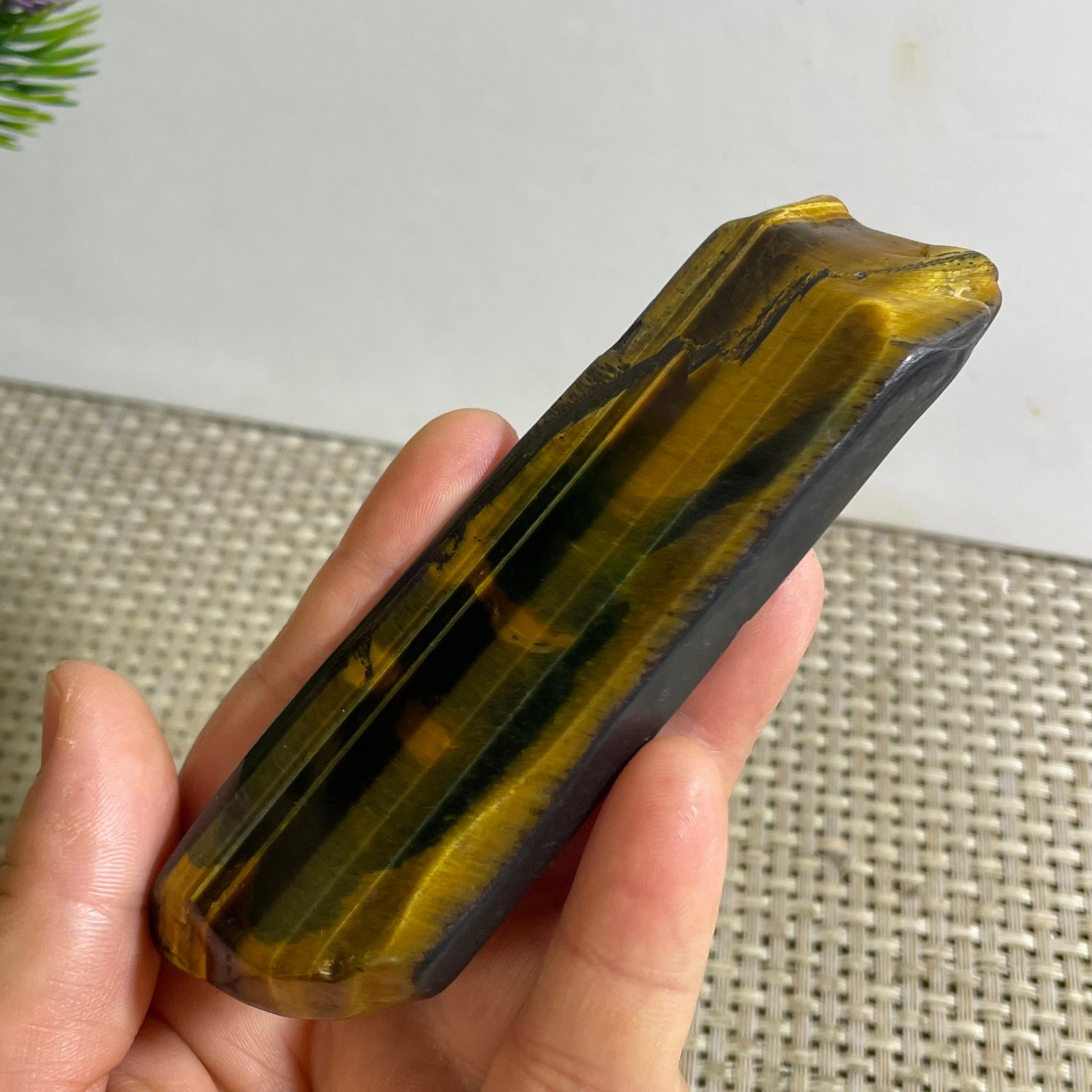 80g Natural tiger’s-eye Rough Raw Stone Rock Specimen Reiki healing