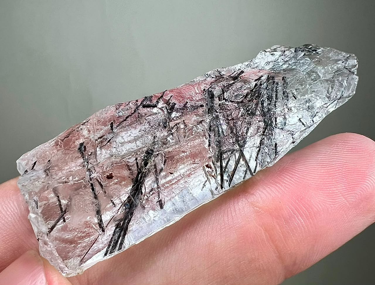 174 Ct Beautiful!!Natural Rutile Quartz Huge Crystal From Gilgit Pakistan