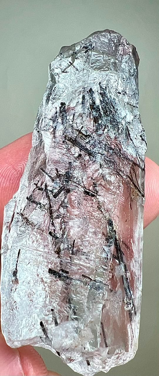 174 Ct Beautiful!!Natural Rutile Quartz Huge Crystal From Gilgit Pakistan
