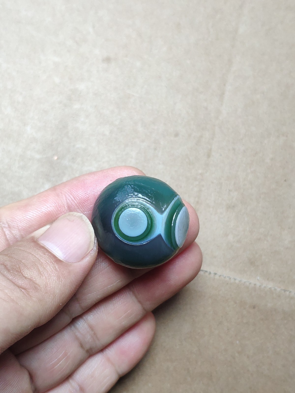 28mm Beautiful Natural Gobi Agate eye agate Polishing