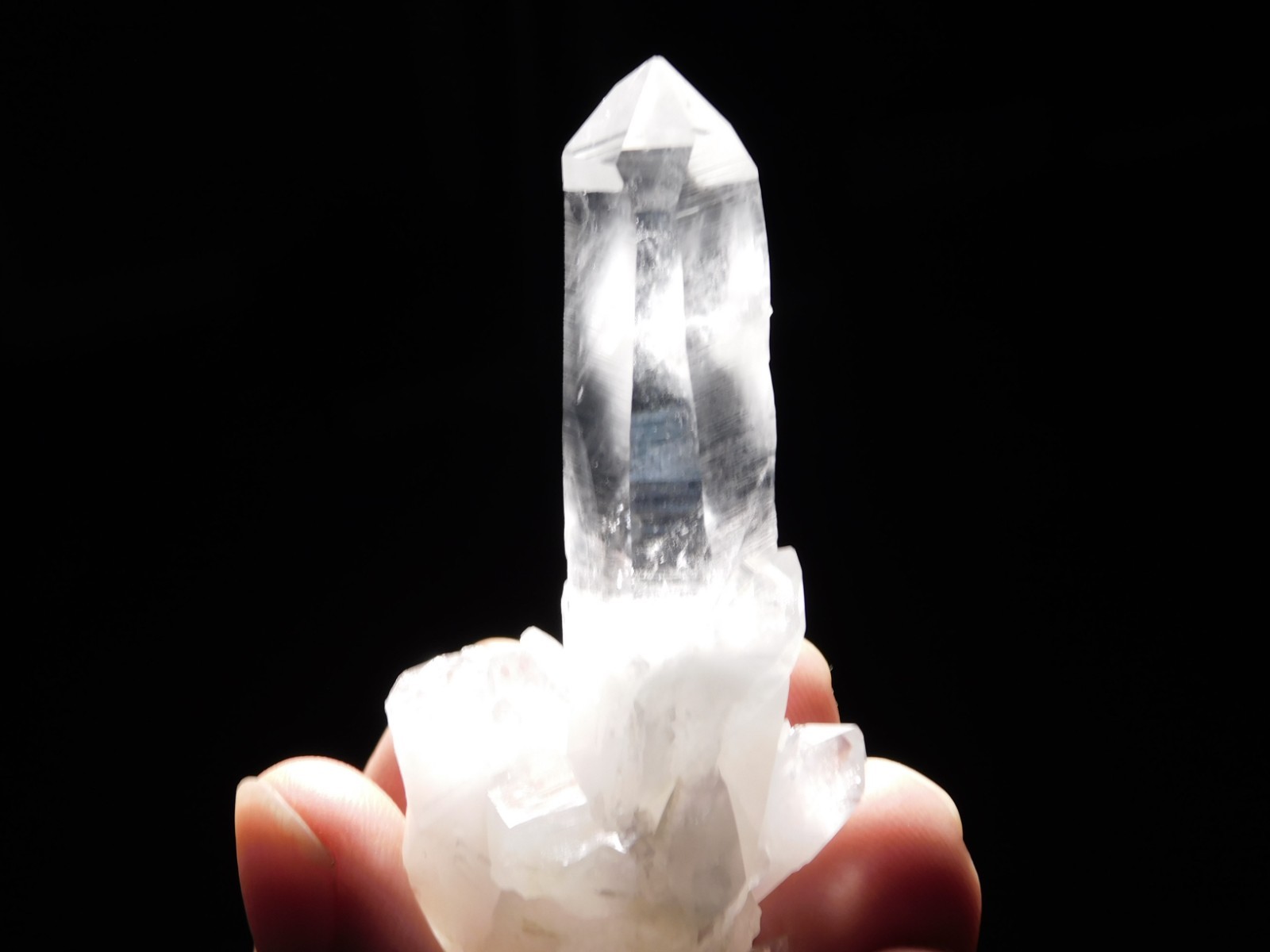 VERY TRANSLUCENT Quartz Crystal Cluster Collier Creek ARKANSAS 56.0gr