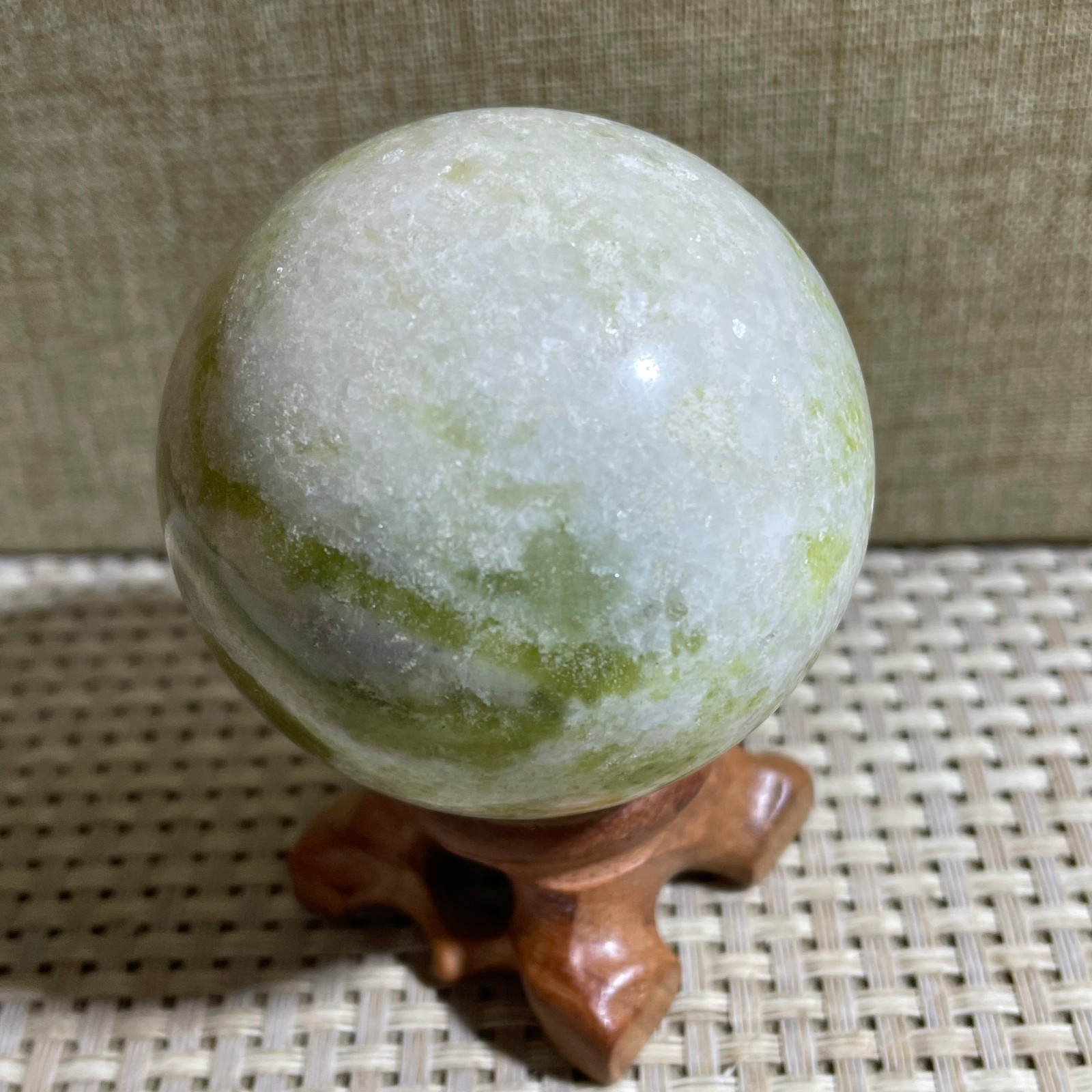 220g 53mm Polishing and repairing natural jade balls