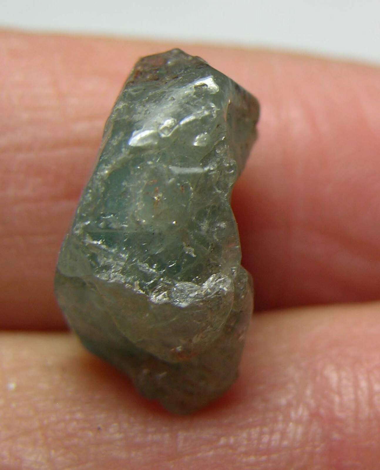 #23 Cambodia 16.50ct Natural Rough Uncut Blue Zircon Crystal Specimen 3.30g 17mm