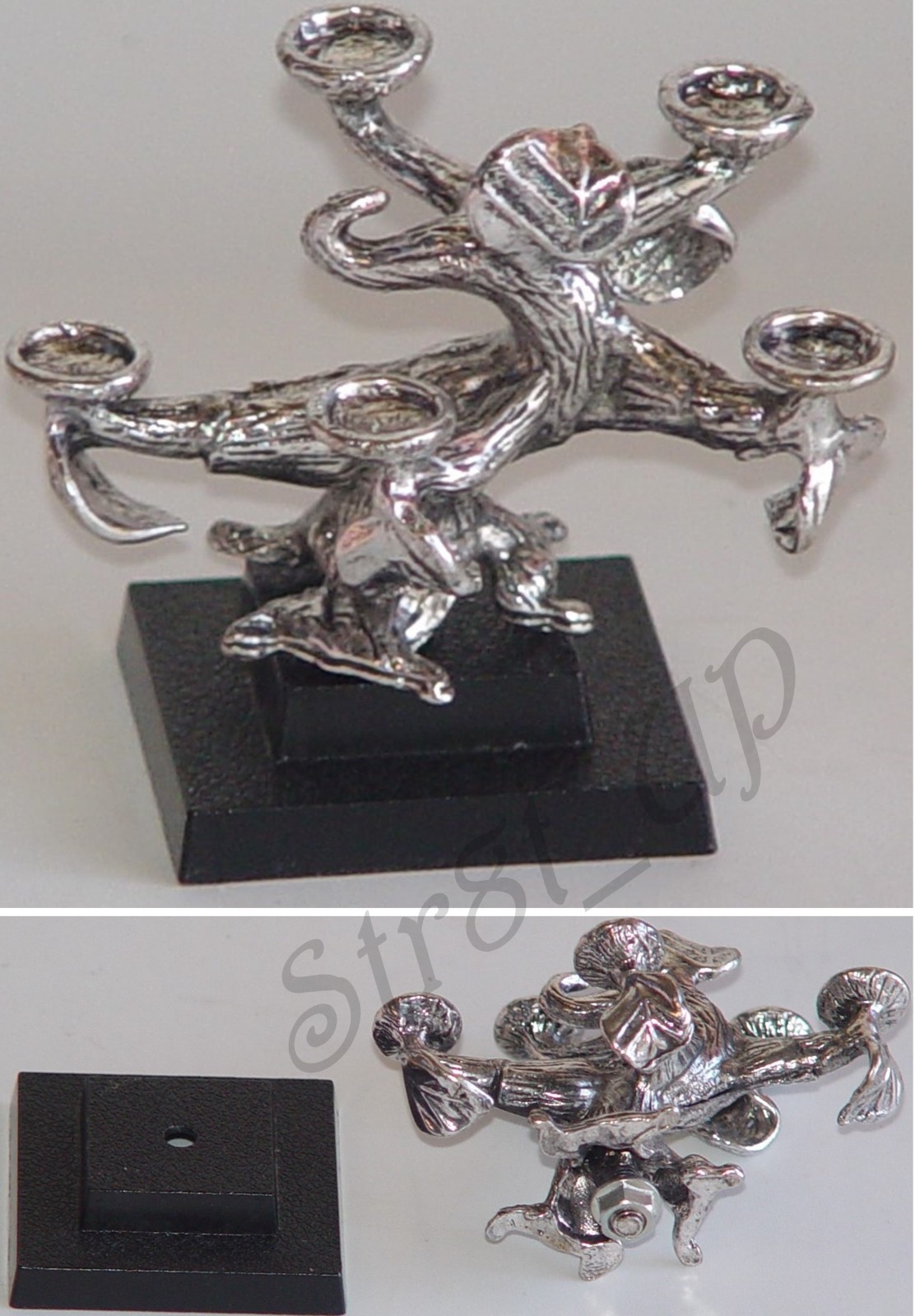 Metal Crystal Sphere Display Tree Stand • 5/ 7/9 Cup Branch Holder Mini Sphere