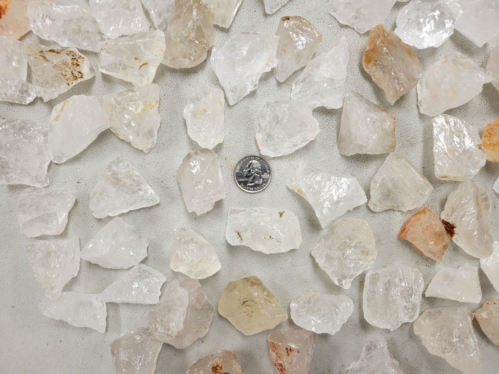 1 piece clear quartz