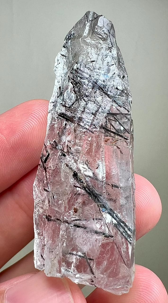174 Ct Beautiful!!Natural Rutile Quartz Huge Crystal From Gilgit Pakistan