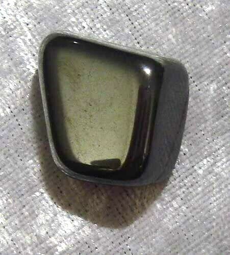 Hematite Natural Tumbled Stone Healing Crystal 1.5″ Long