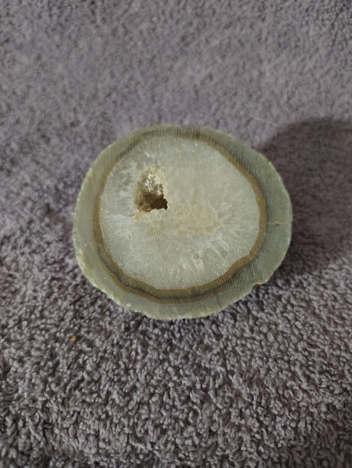 6.2 oz. Crystal Agate Geode – Unknown Origin