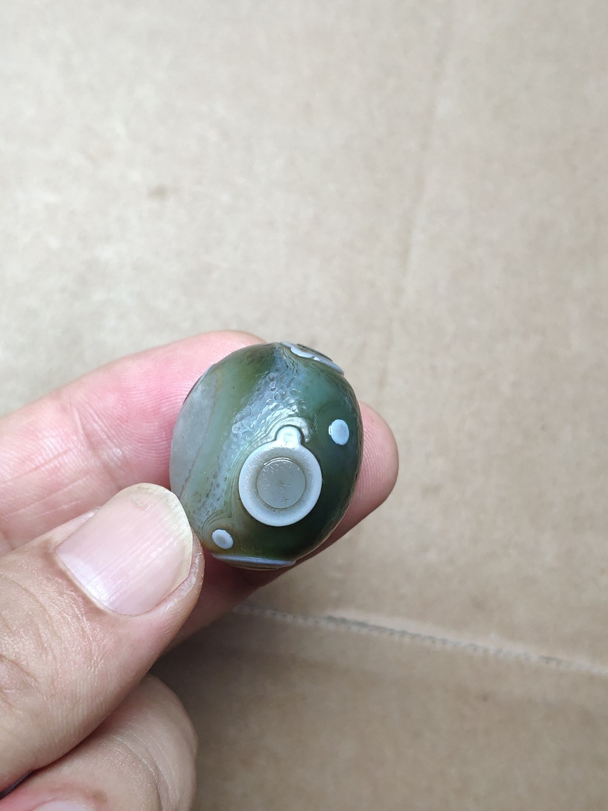 28mm Beautiful Natural Gobi Agate eye agate Polishing