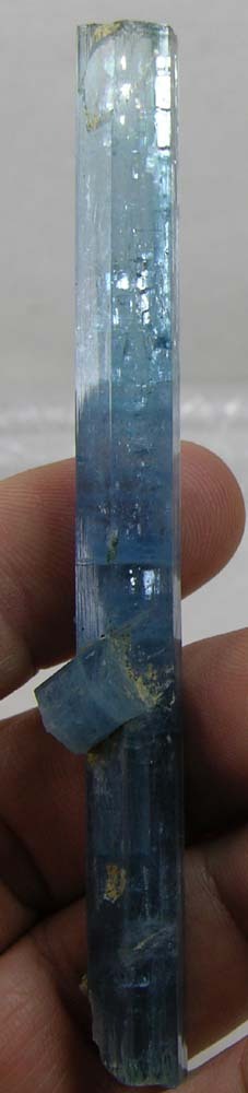 96mm 17.40g Vietnam 100% Natural Aquamarine Crystal Specimen 87.15ct 3 3/4 in