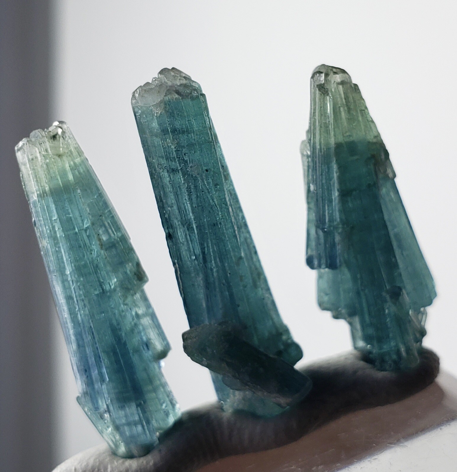 Bi Colour Tourmaline Spray Crystals From Afghanistan Peech Mine