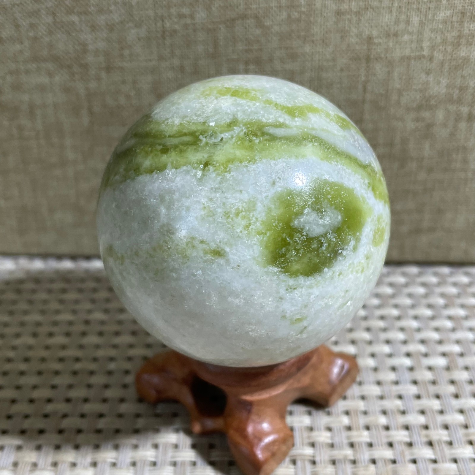 220g 53mm Polishing and repairing natural jade balls