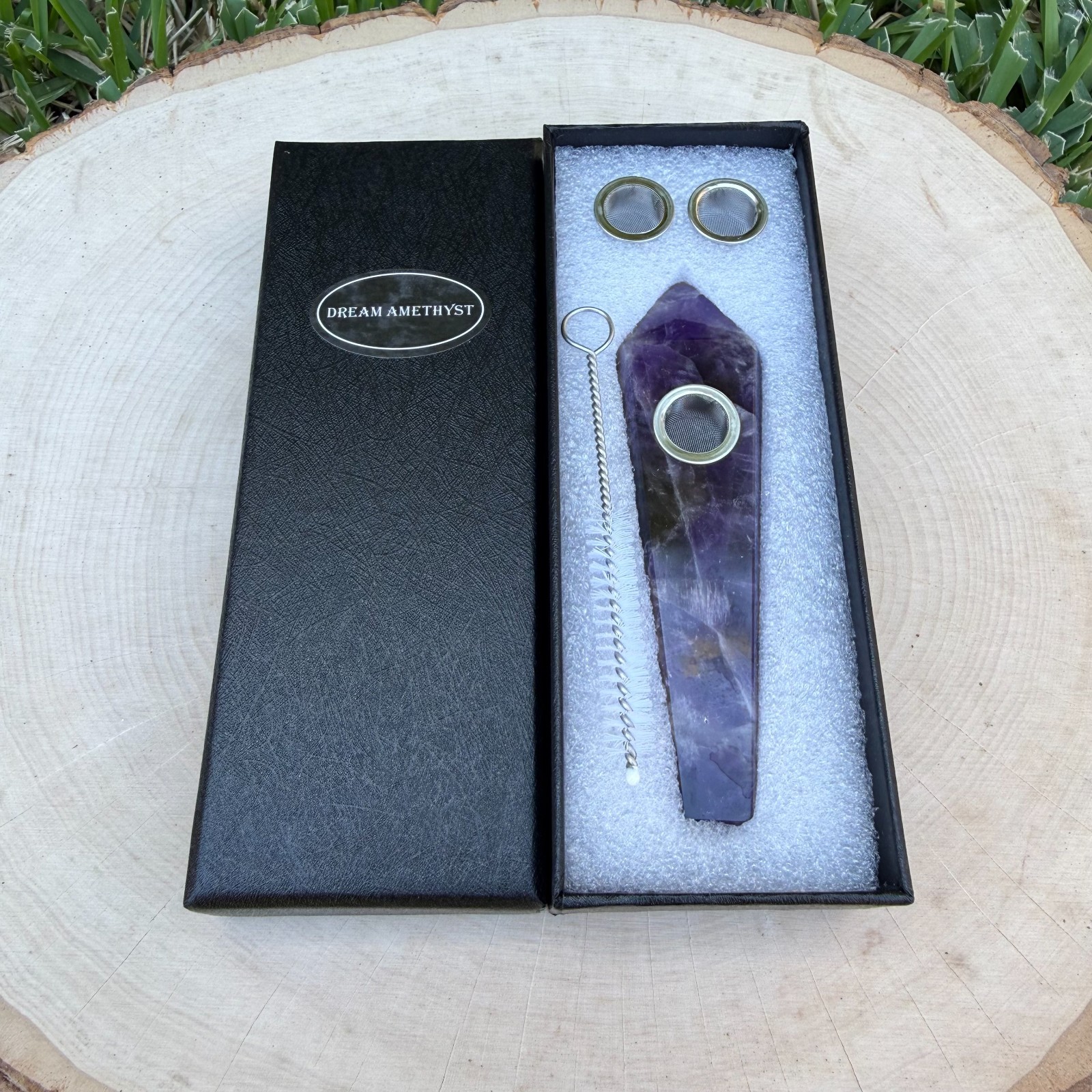 Nature Energy Crystal Smoking Pipe, Handmade Gemstone Pipes, Tobacco Pipe, Gift