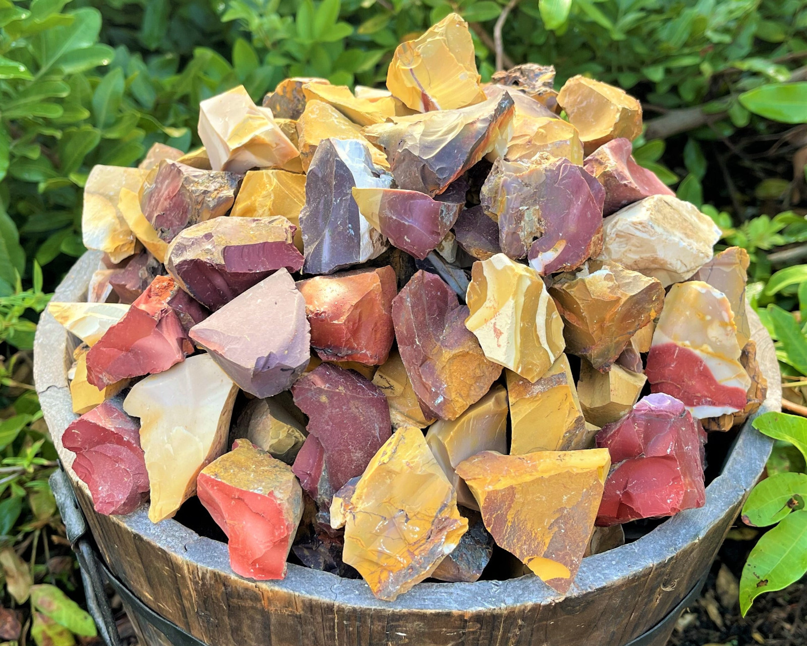 Mookaite Rough Natural Stones: Choose Oz or lb Bulk Wholesale Lots (‘A’ Grade)