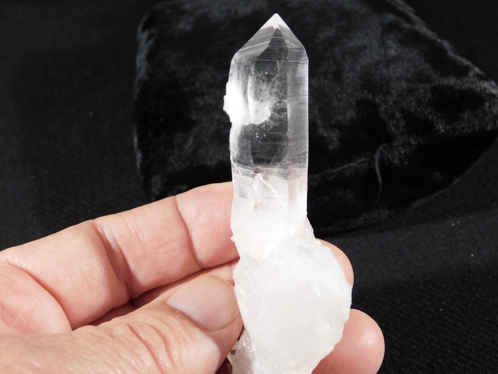 VERY TRANSLUCENT Quartz Crystal Cluster Collier Creek ARKANSAS 56.0gr