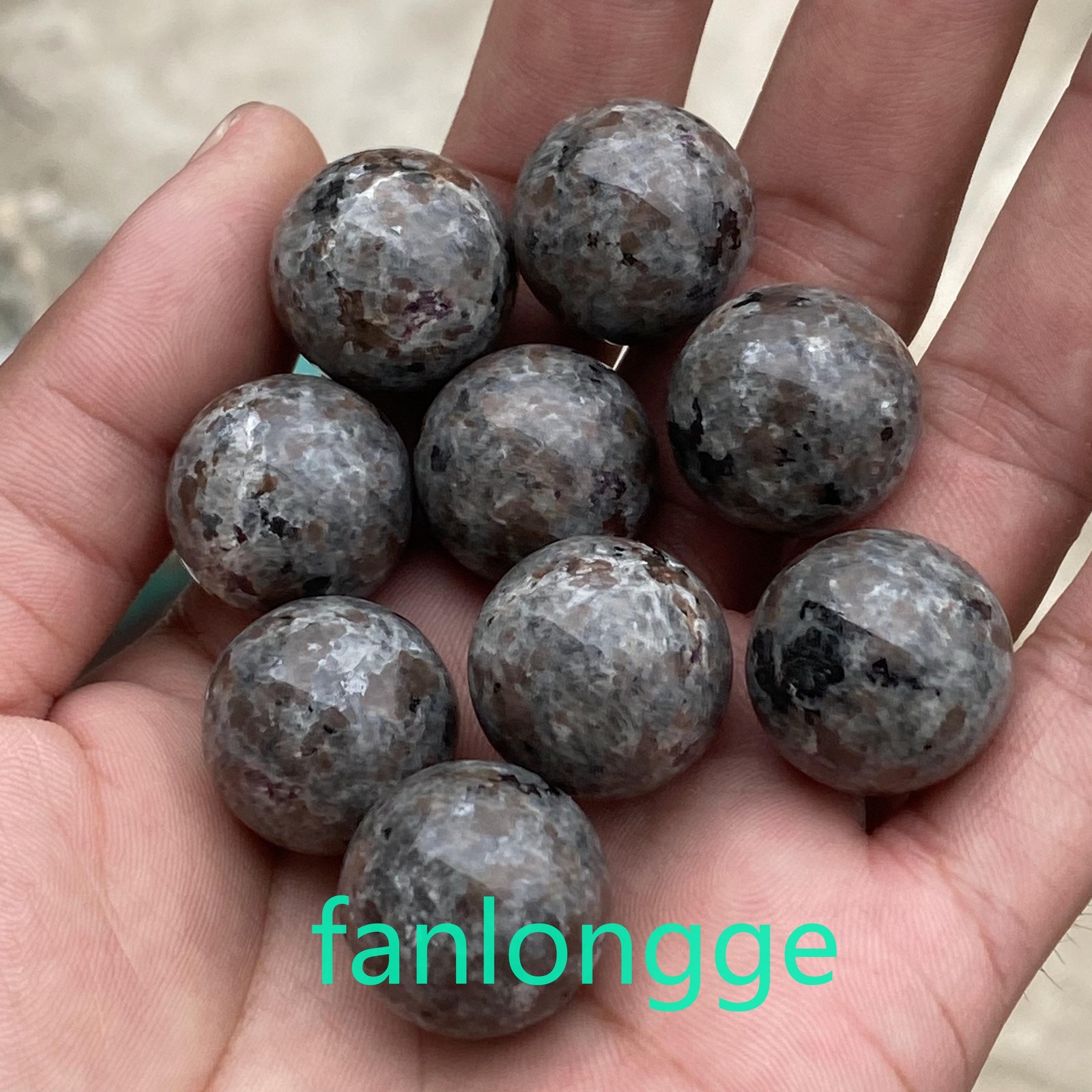 5pcs Natural Yooperite Ball Quartz Crystal Sphere Gem Reiki Healing 20mm