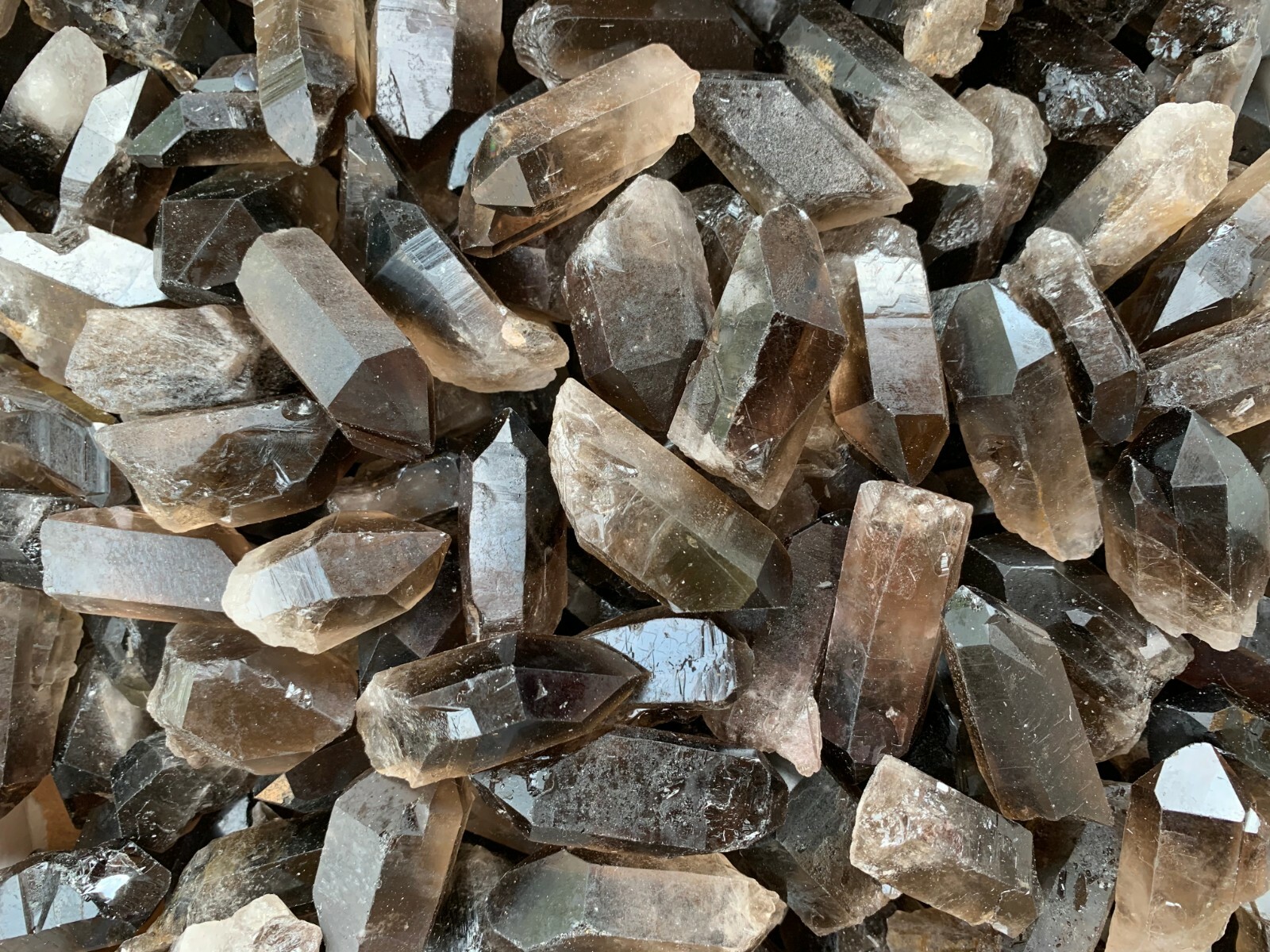 Natural Smoky Quartz Crystal Points, Smoky Quartz Crystal Point, Wholesale Lot
