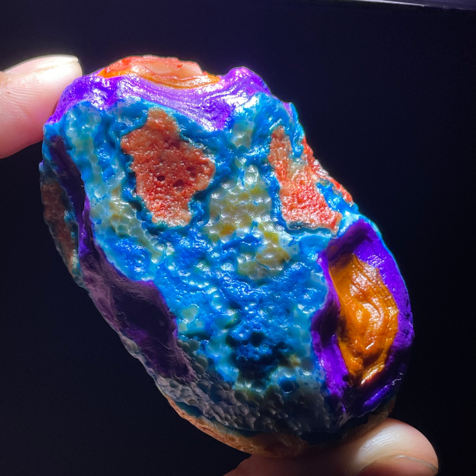 196g Rare Mongolia Gobi Agate Eyes Agate/stone Collection Specimen Healing gift
