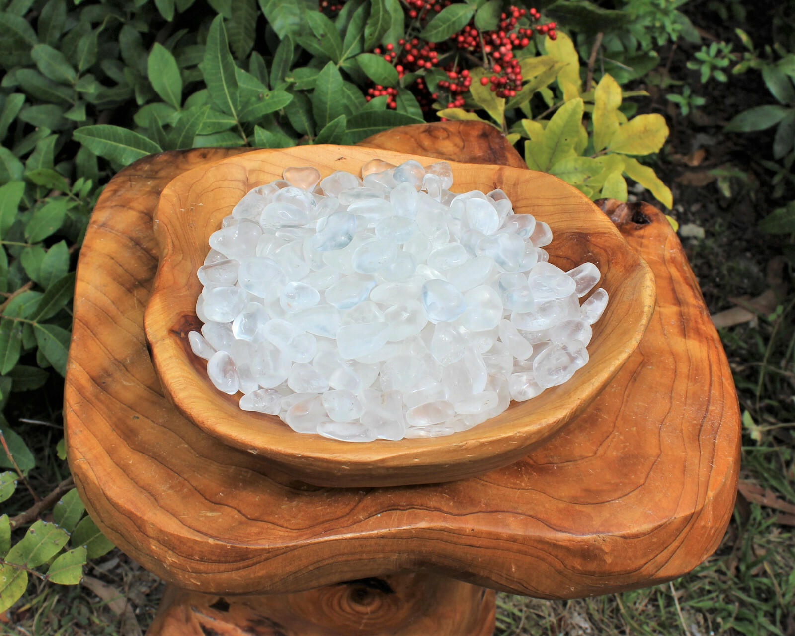 1/4 lb Bulk Lot Clear Quartz Tumbled Stone (Crystal Healing Metaphysical) 4 oz