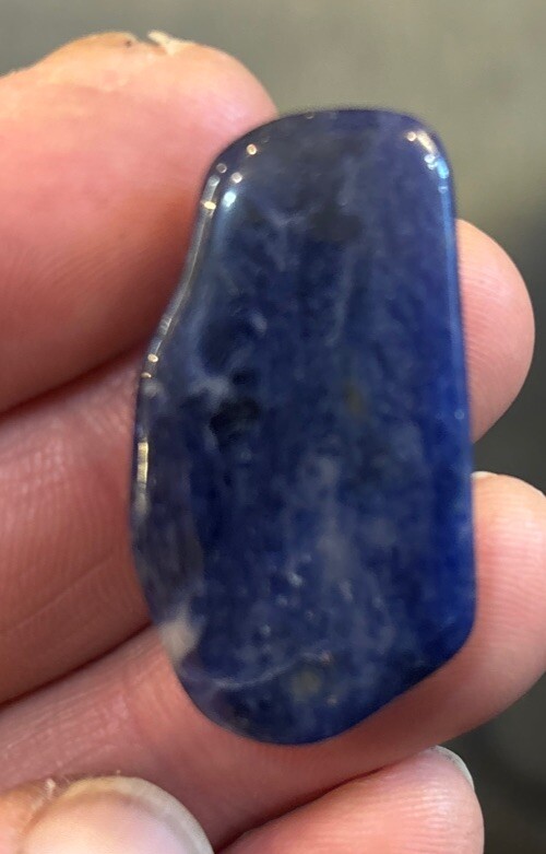 1 Piece Tumbled A Grade Sodalite Average Size 12 Grams