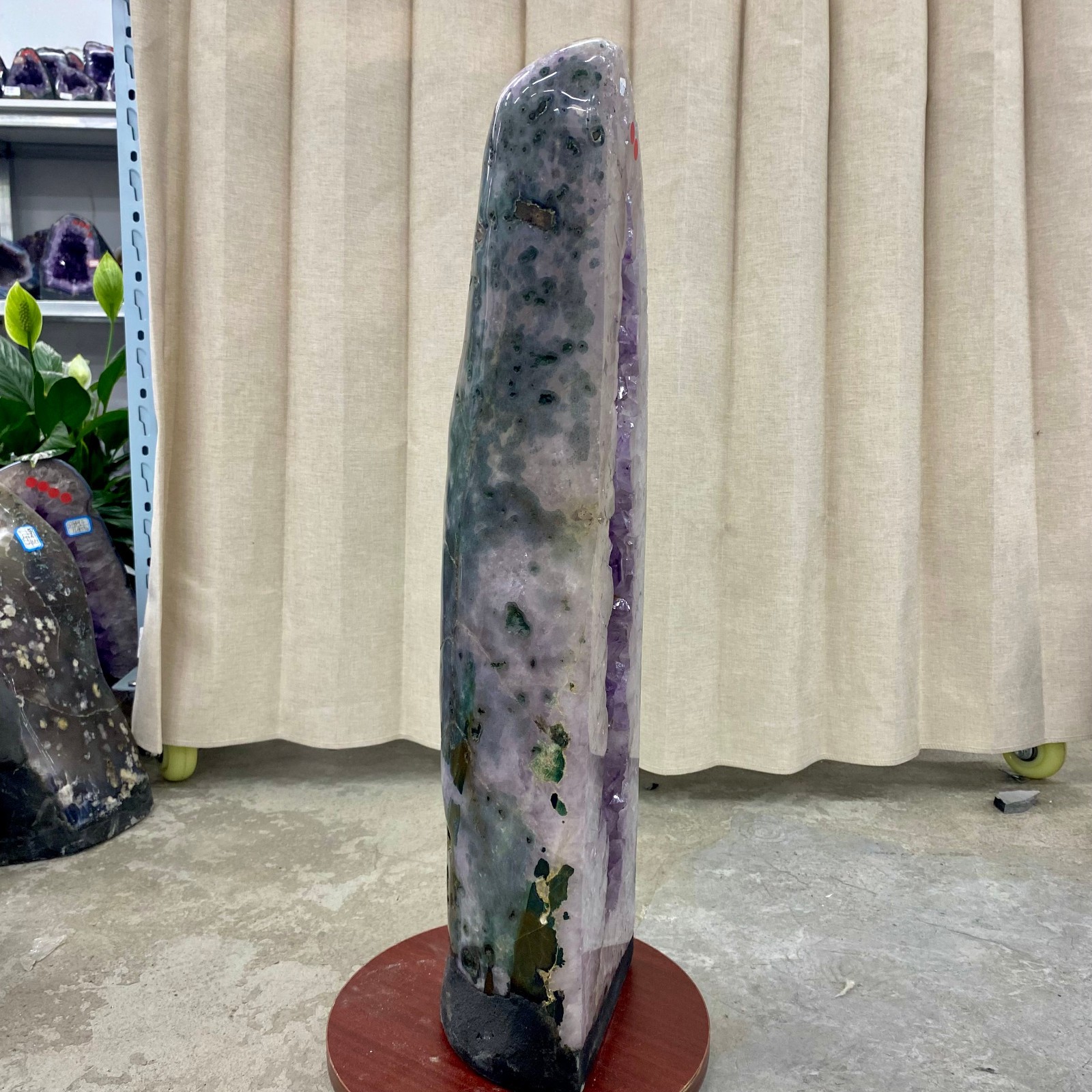 37.45LB Natural agate Amethyst geode quartz cluster crystal Cathedral specimen