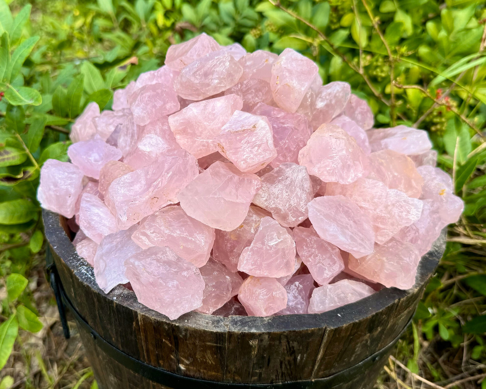 11 lb HUGE Wholesale Bulk Lot Natural Rough Rose Quartz Crystals, Raw Love Stone