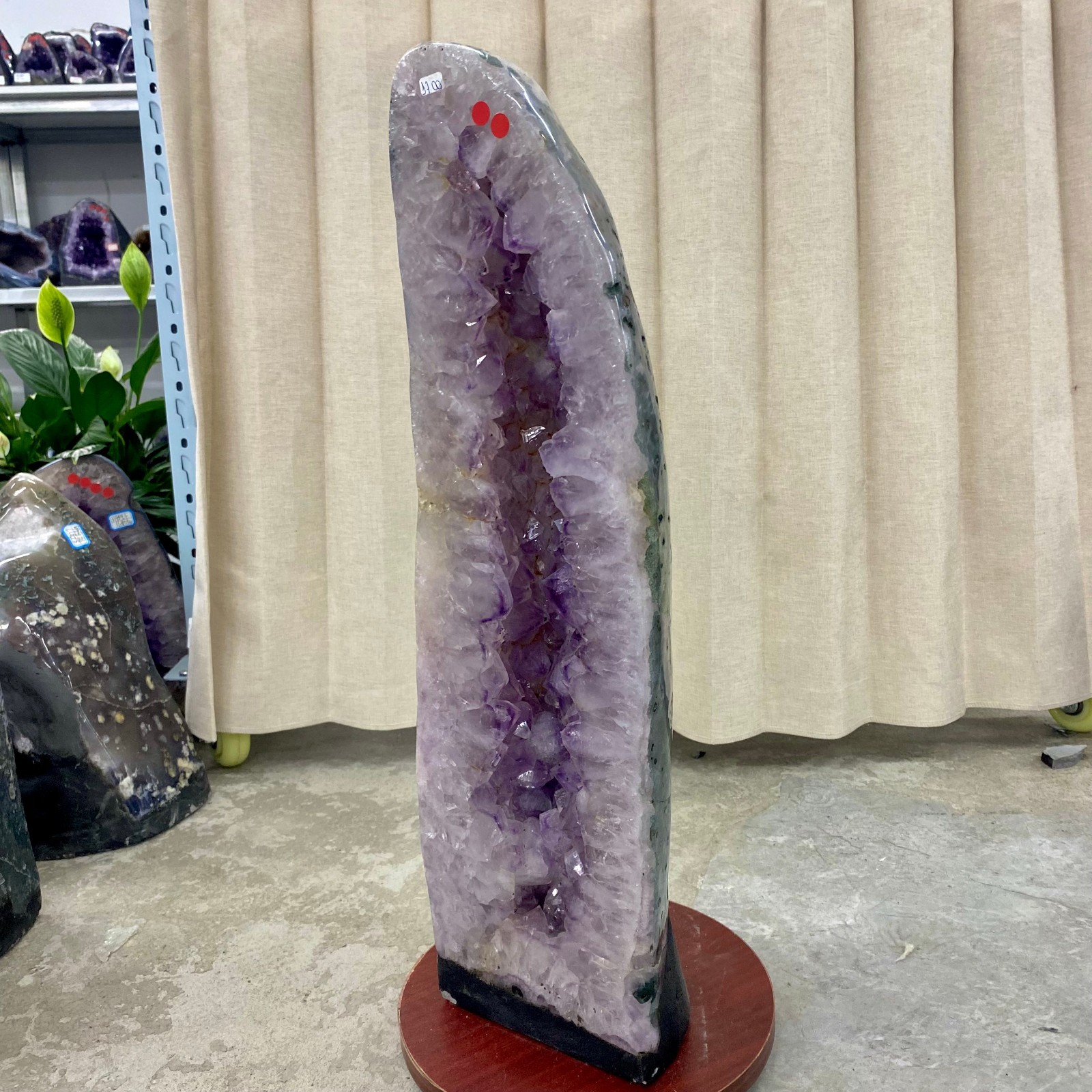 37.45LB Natural agate Amethyst geode quartz cluster crystal Cathedral specimen
