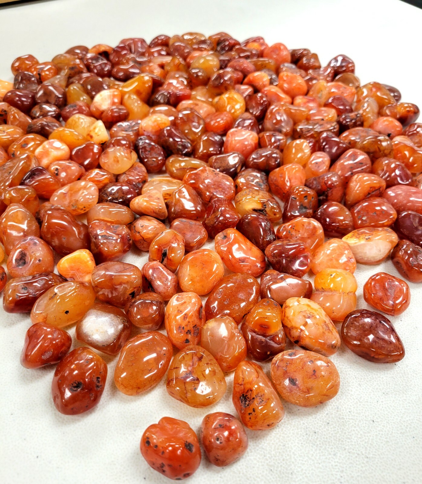Carnelian Tumbled Stones Size Medium Bulk Crystal Tumbles Natural Chakra Gems