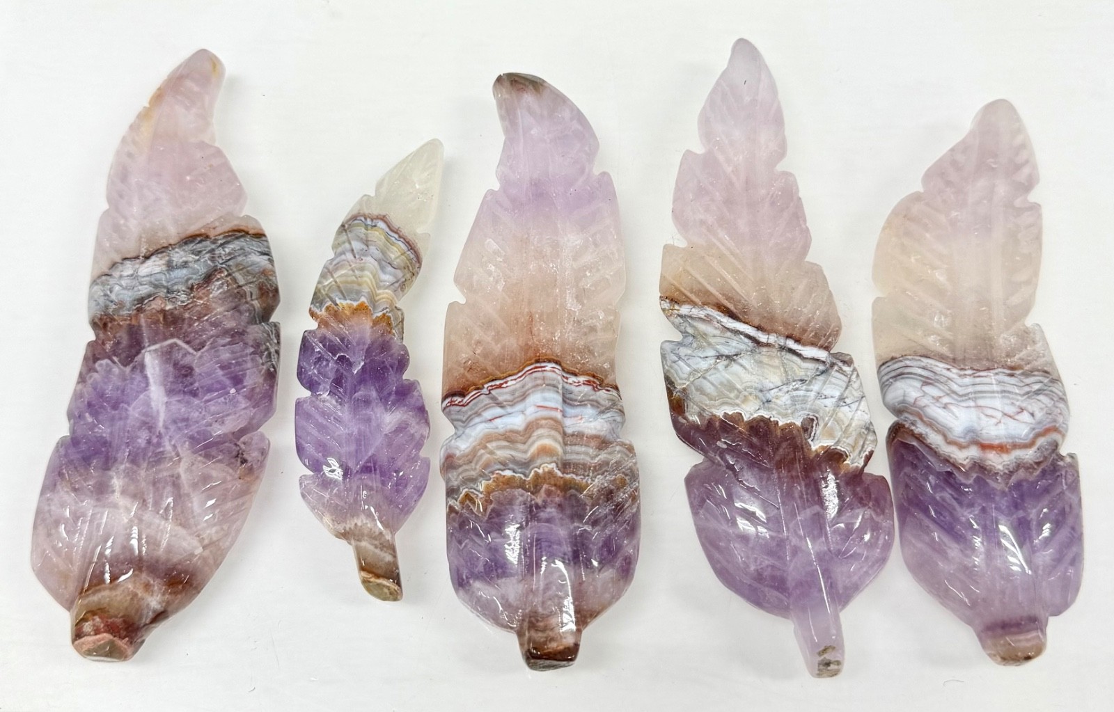 Wholesale Lot 5 Pcs Natural Amethyst Lace Agate Healing Energy