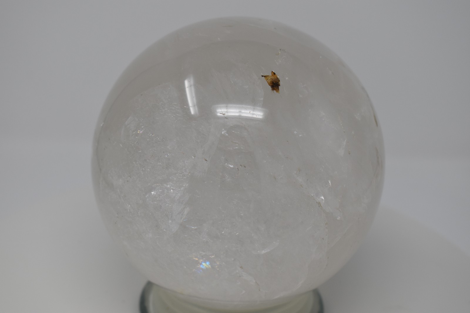 Large Quartz Crystal Sphere 3289 grams (7 lb 4 oz) 133 mm