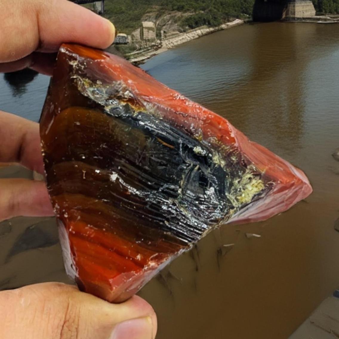 Natural Raw Bloodstone Jasper 800–900 Carat Healing Crystal Mineral Stone