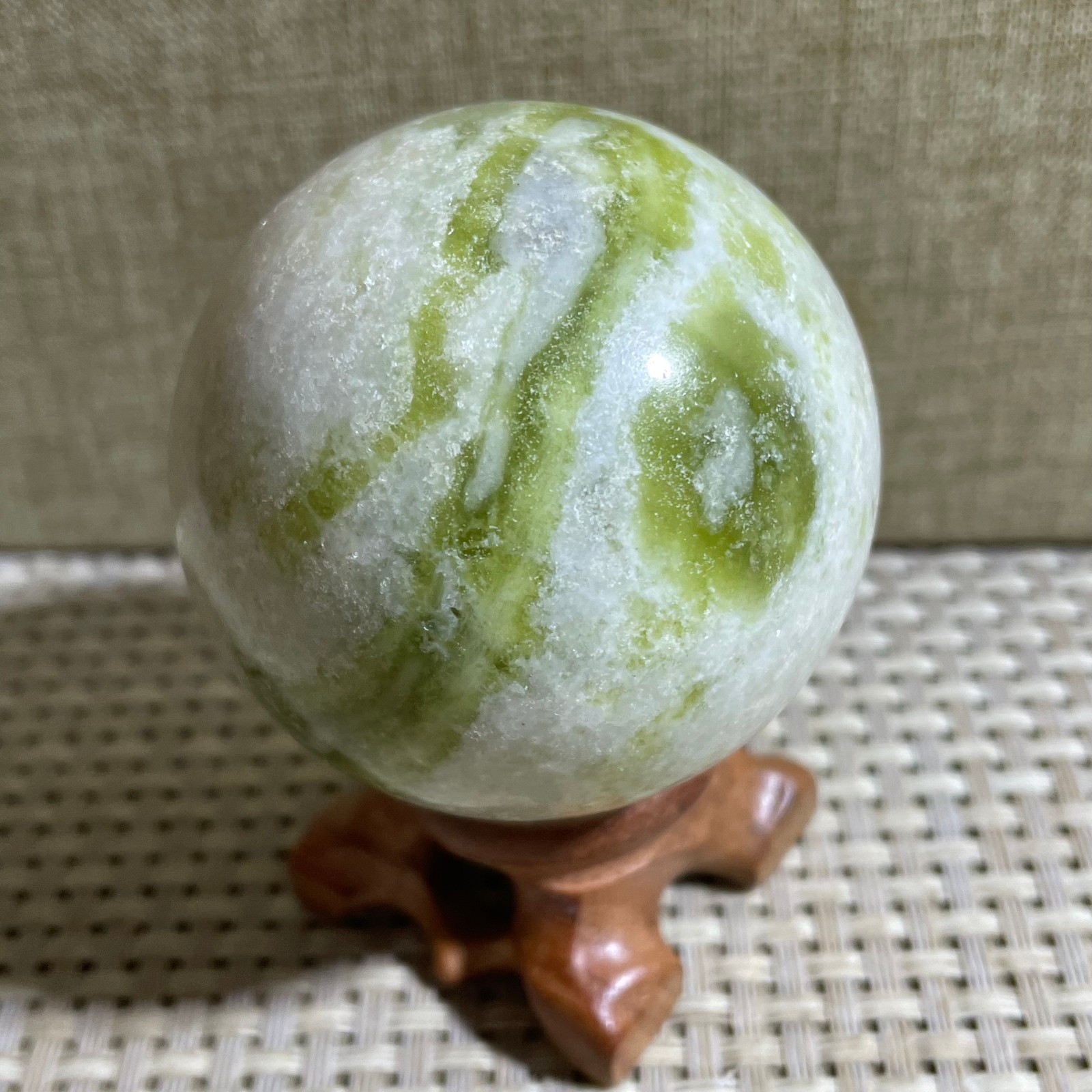220g 53mm Polishing and repairing natural jade balls