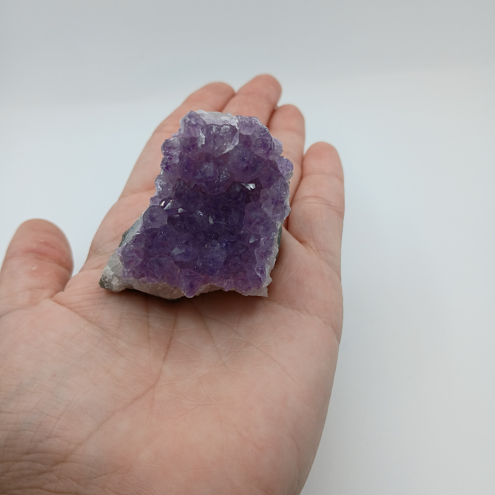 Amethyst Quartz Cluster Crystal Raw Gemstone Specimen Mineral Home Decor 80-100g