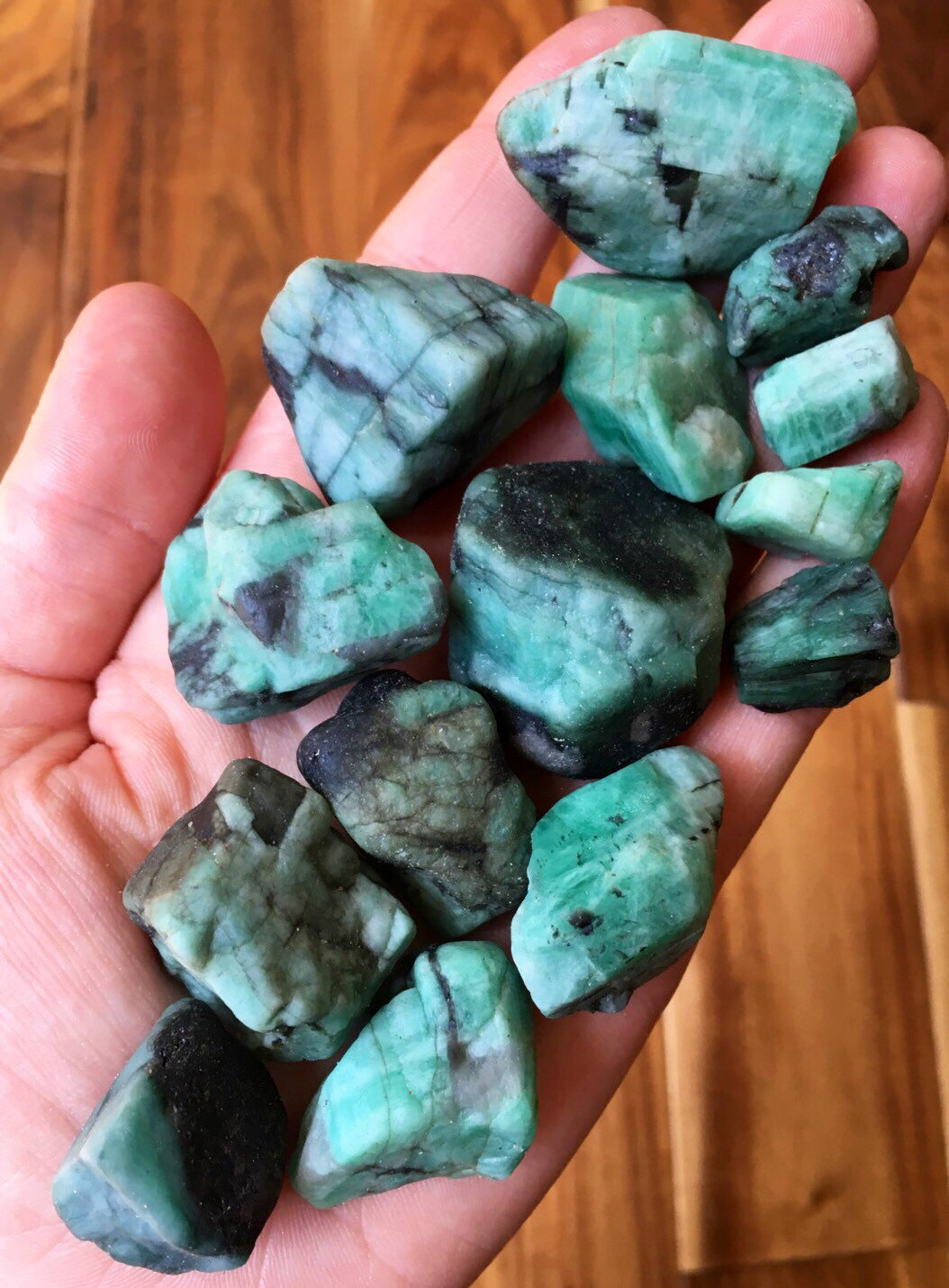 Raw Emerald Stone (0.25″ – 3.5″) Genuine Emerald Crystal, Emerald Gemstone