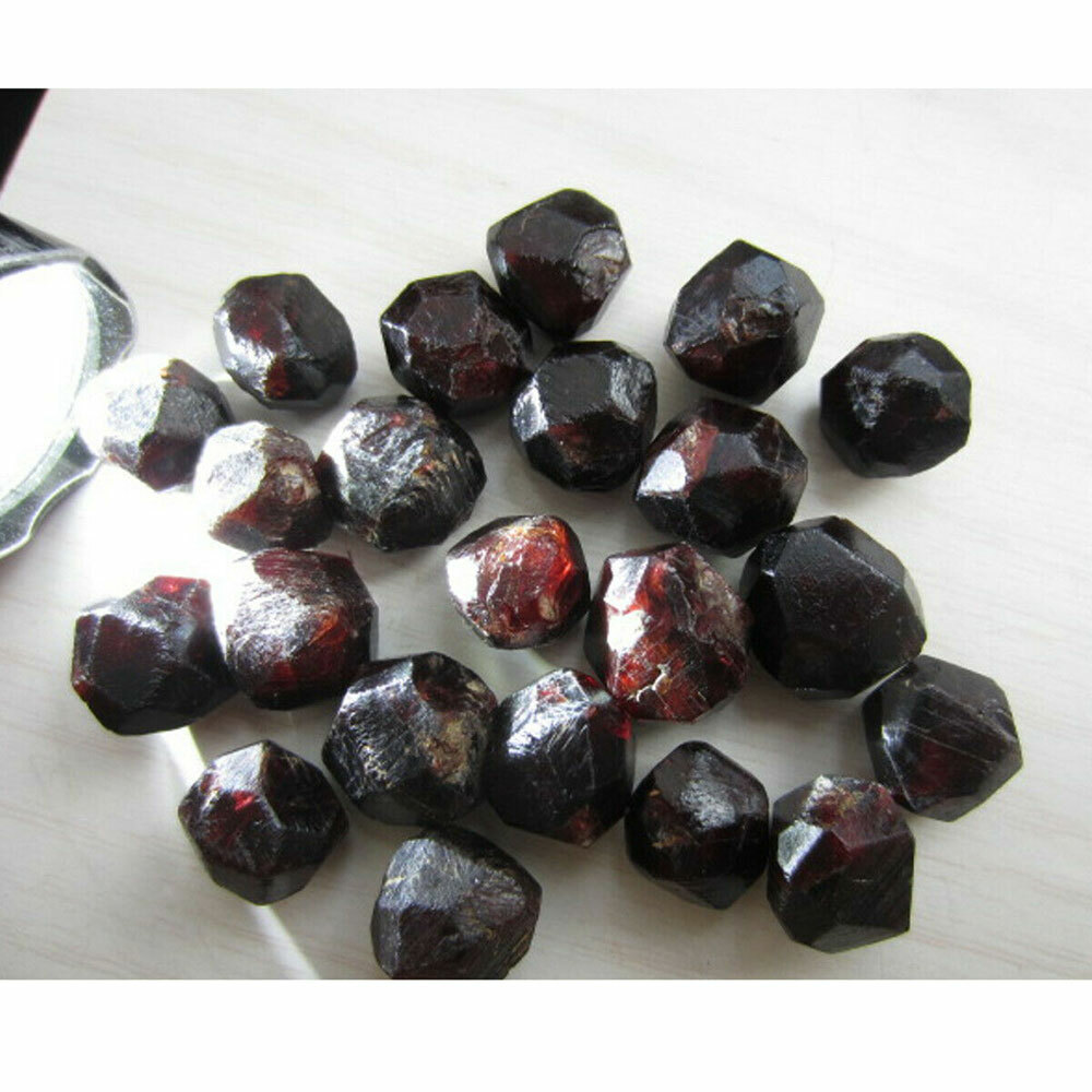 Natural Top RED Raw Pyrope Garnet Crystal Gemstone Rough Mineral Specimen 50g