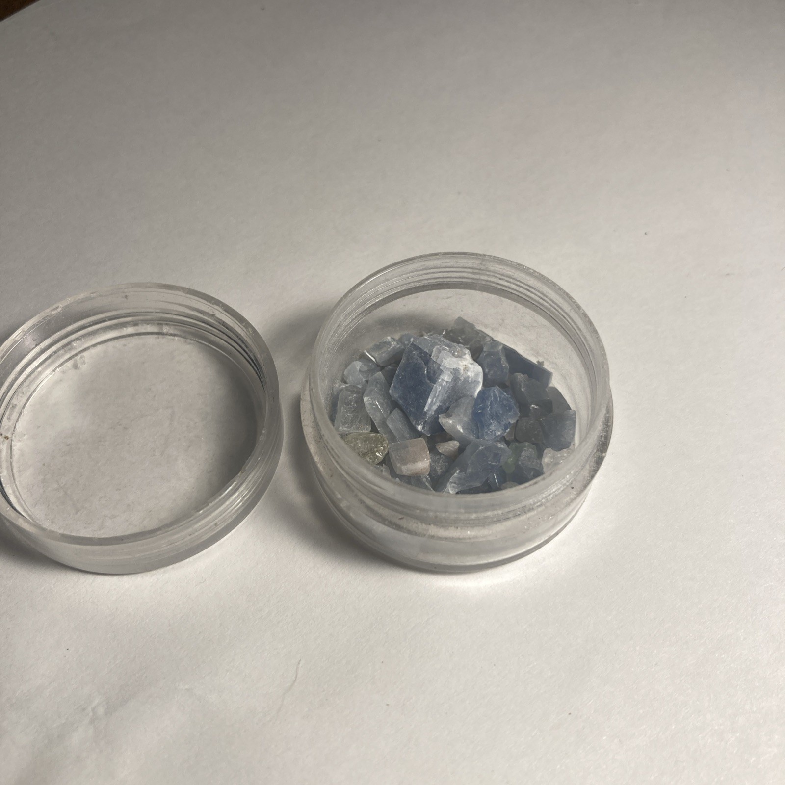 Raw Blue Calcite Crystals Mini Rough Stones For Crafts Candle Hobby Collector