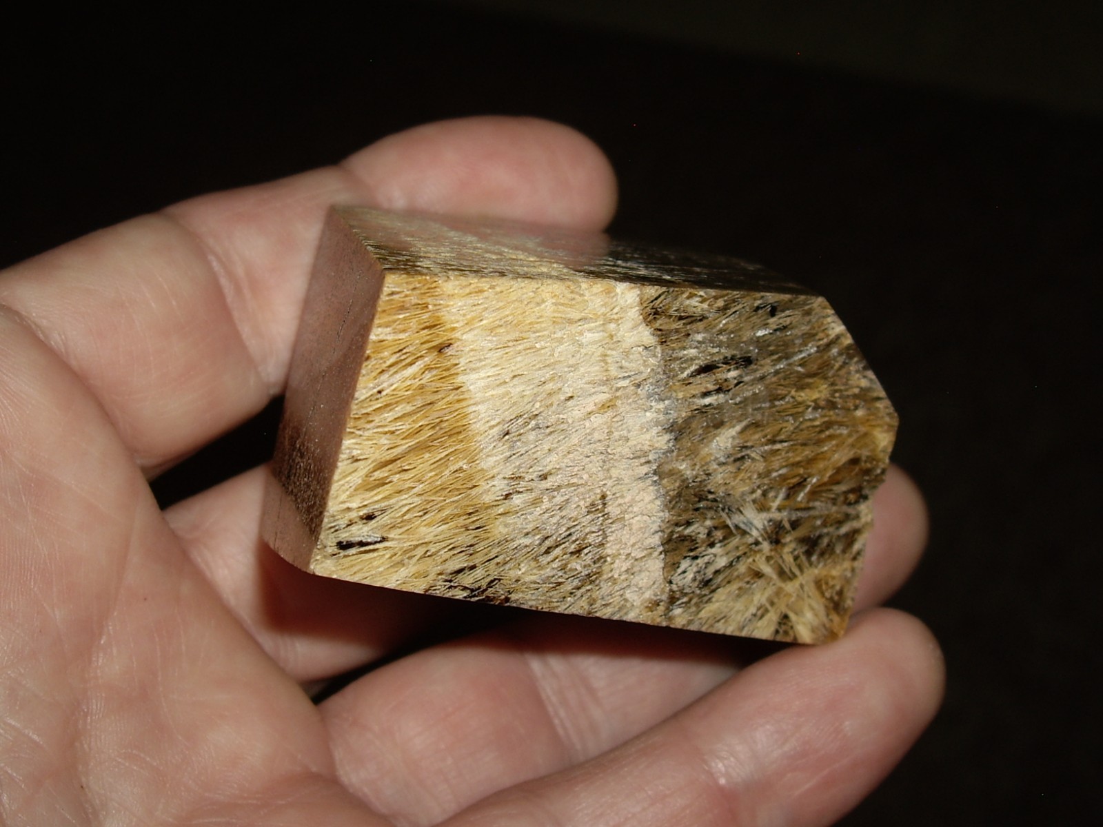 Fantastic Sagenite Agate Polished Freeform w/ Unknown Fibrous Inclusions 144.6g