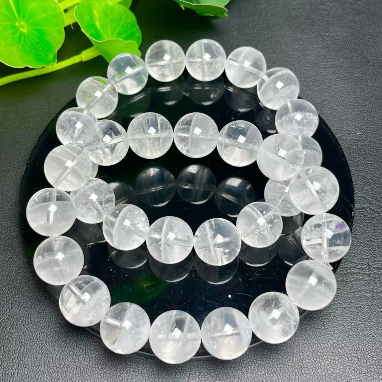20mm Natural Garden Quartz Bead Bracelet Reiki Crystal Quartz Healing Decorate