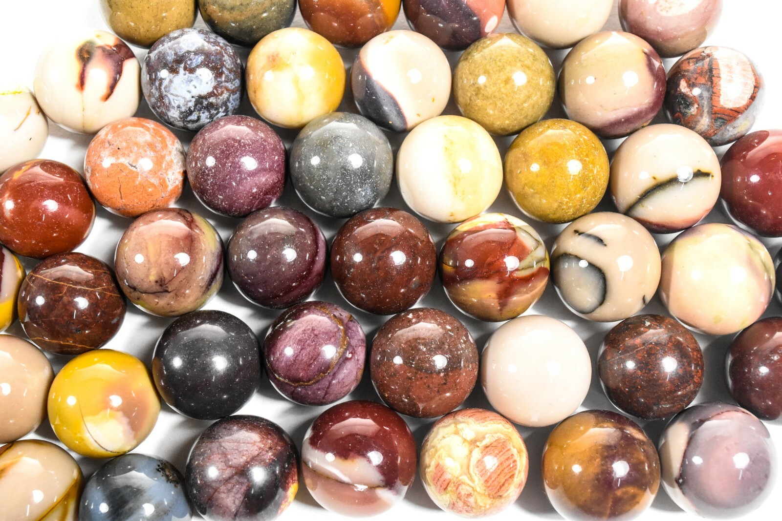 20mm Mookaite Jasper Sphere Polished Multicolor Crystal Mineral – Australia 1PC
