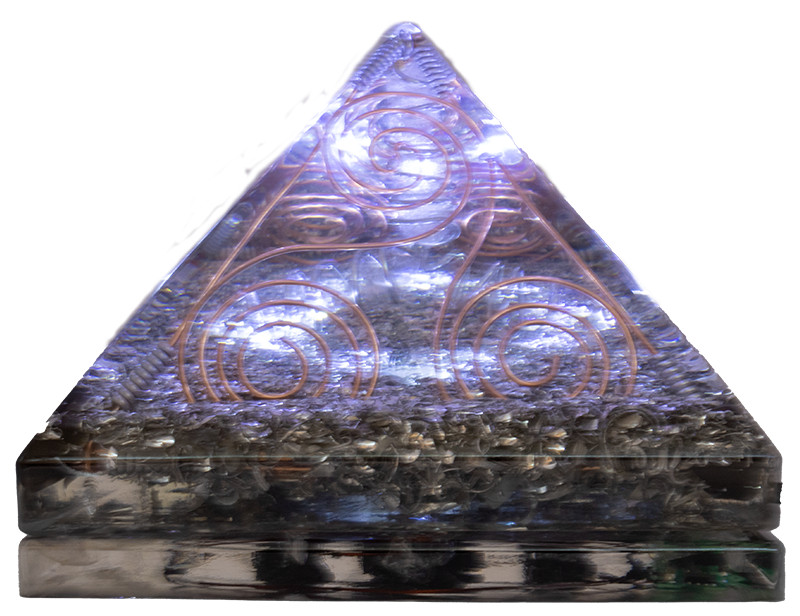Patented Vibonite Orgonite Pyramid (Vibe Style – Eloquence)