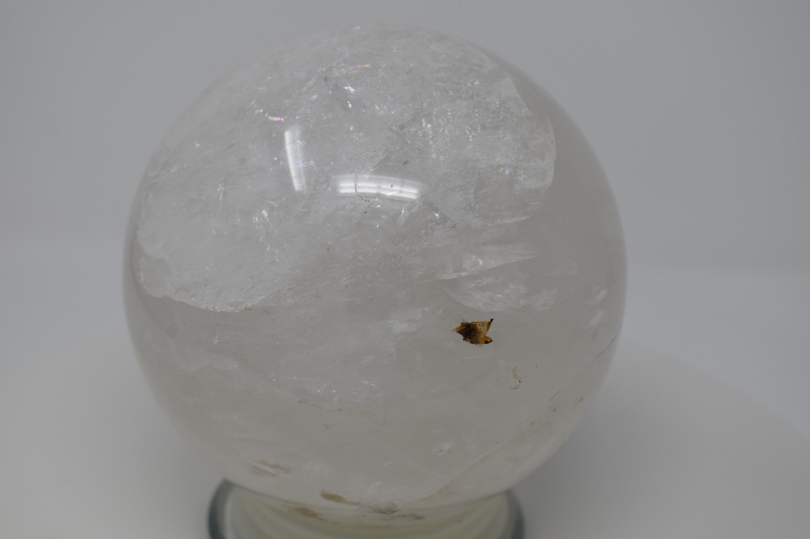 Large Quartz Crystal Sphere 3289 grams (7 lb 4 oz) 133 mm