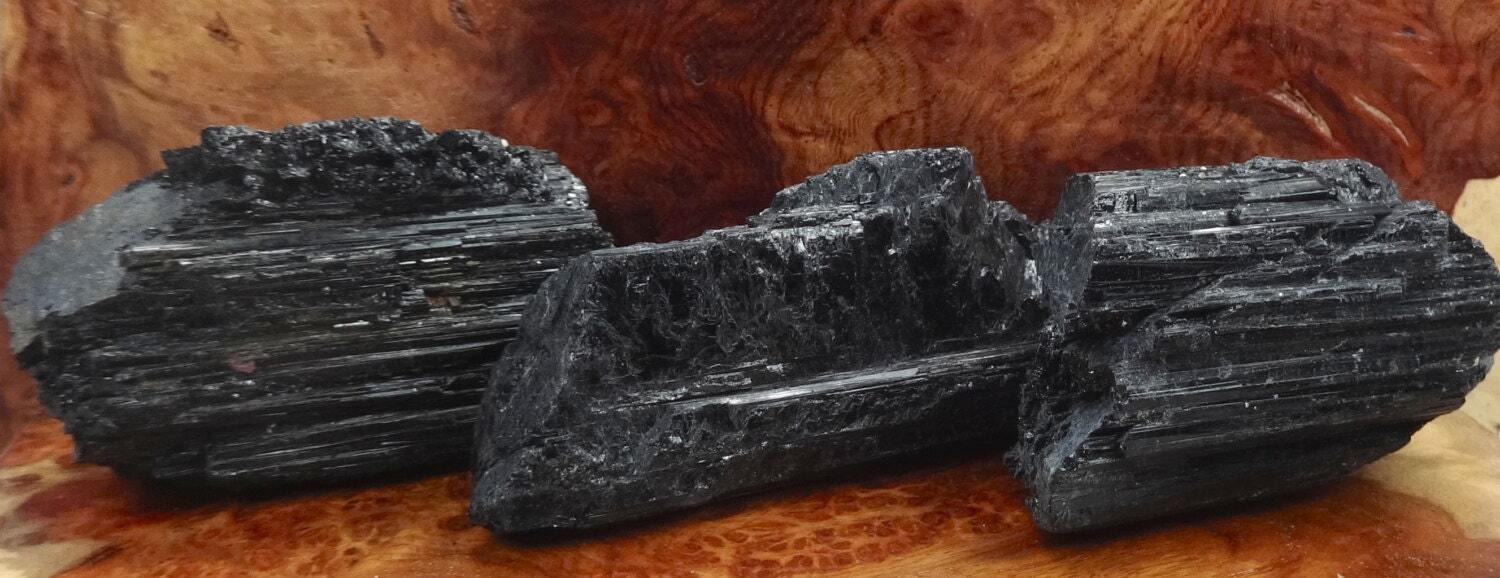 Large Black Tourmaline Crystals (1-3 Inches)(By The Piece Or Pound) Rough Raw