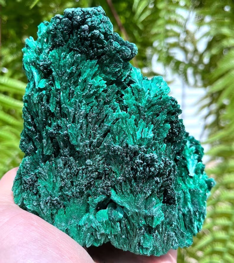 80-100g Genuine Malachite Cluster Healing Crystal Mineral Rock Chunks Decor Gift