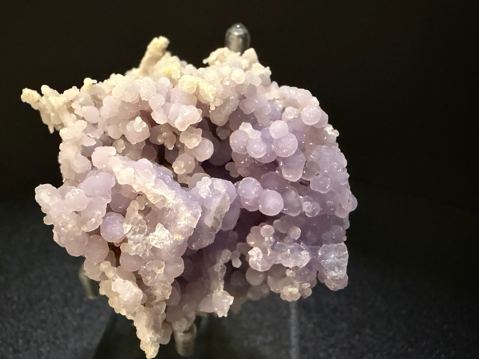 Beautiful Lavendar Purple Grape Agate Cluster 52g, Unknown Locality