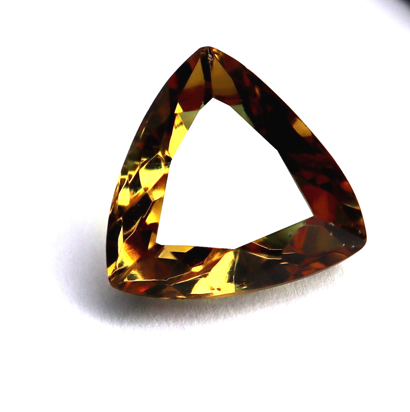 Trillion Cut 8.40 Ct Natural Alexandrite Color Changing Loose Gemstone