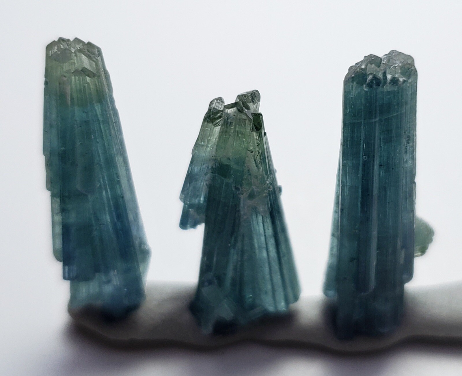 Bi Colour Tourmaline Spray Crystals From Afghanistan Peech Mine