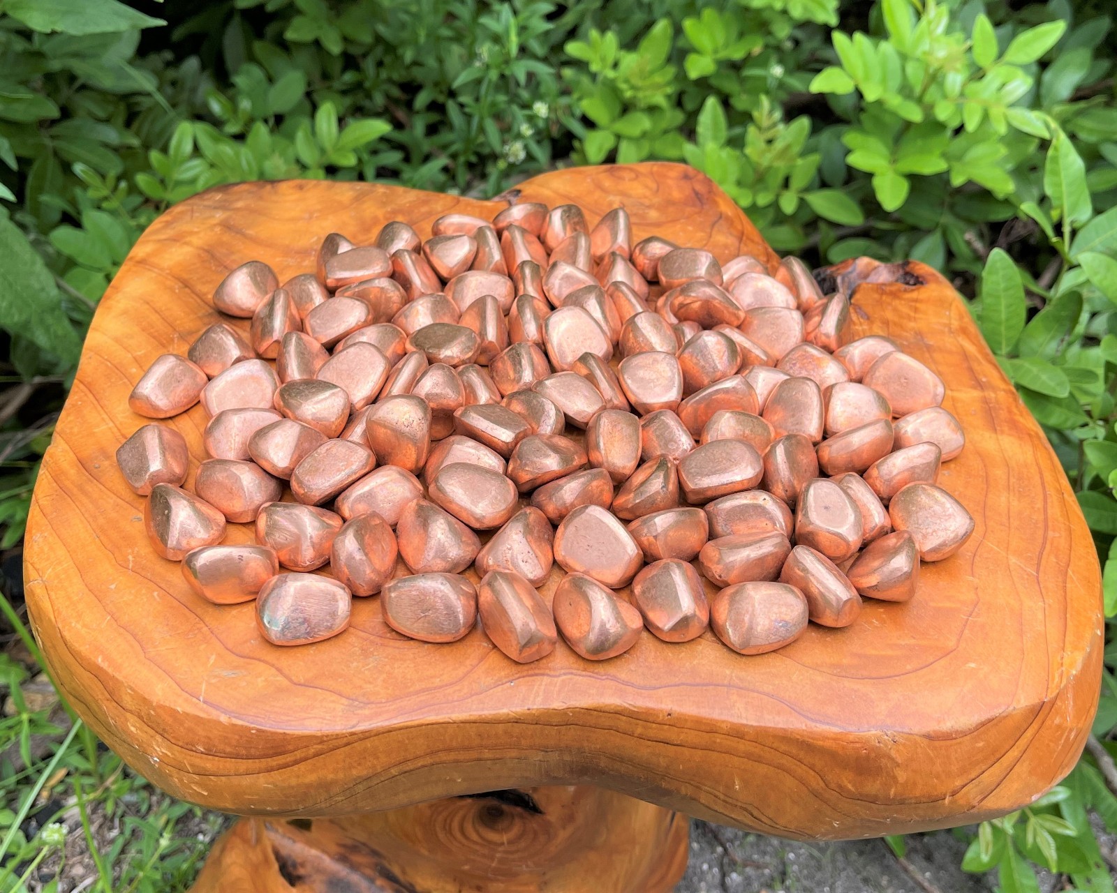 Copper Tumbled Stones Wholesale Bulk Lots (Polished Natural Copper Crystals)