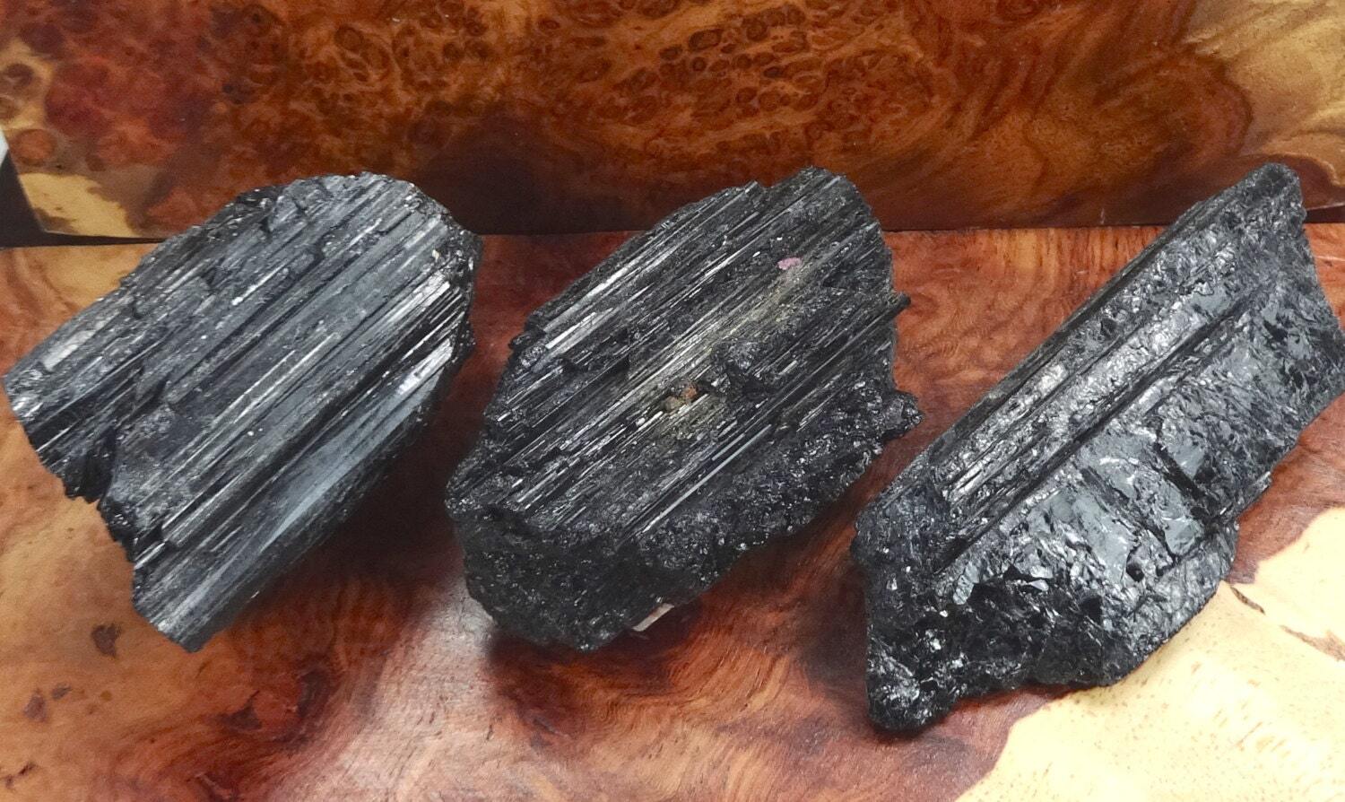 Large Black Tourmaline Crystals (1-3 Inches)(By The Piece Or Pound) Rough Raw